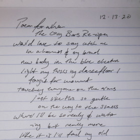 Poem For When The Gay Bars Re-Open